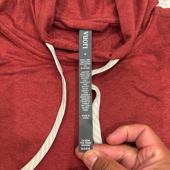 Vuori Halo Essential Hoodie Women’s Small Performance DreamKnit Stretch Comfort - Picture 8 of 15